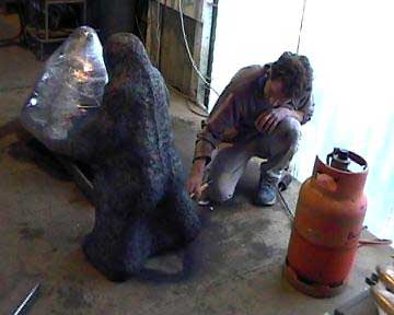 Applying patina